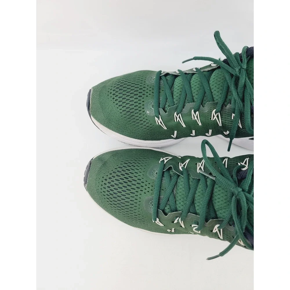 Nike,‎ Mesh/Synthetic/Rubber Running Athletic Shoes, Men, Size 14, Green/Black.